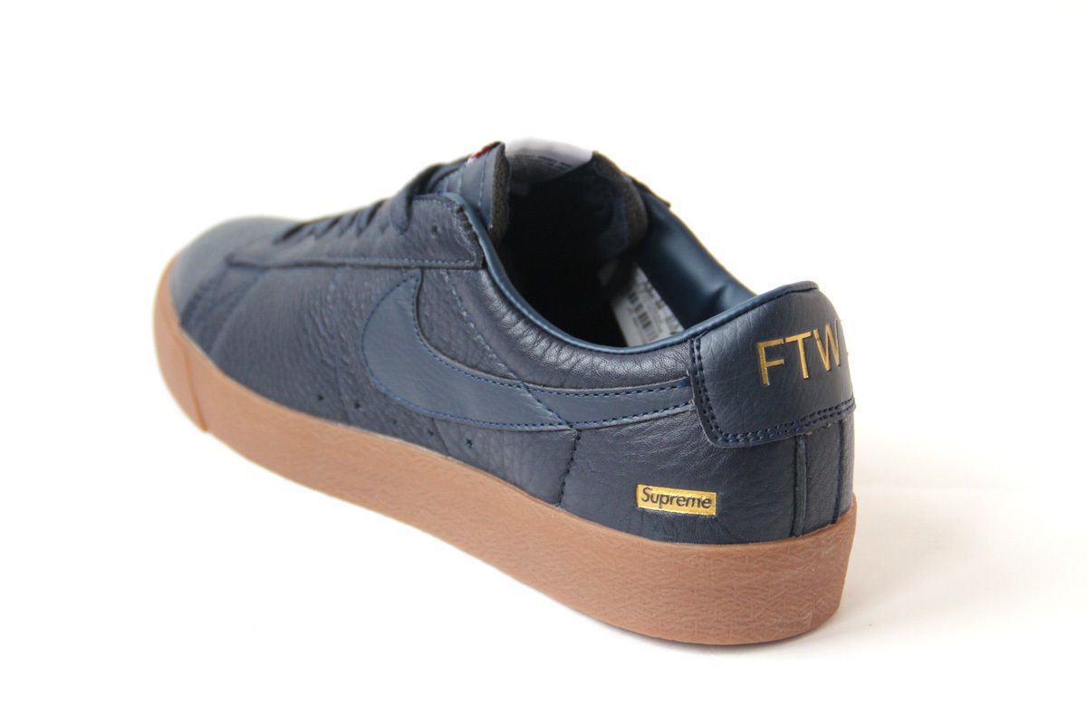 Nike SB Supreme Blue, синие, кожа, мужские
