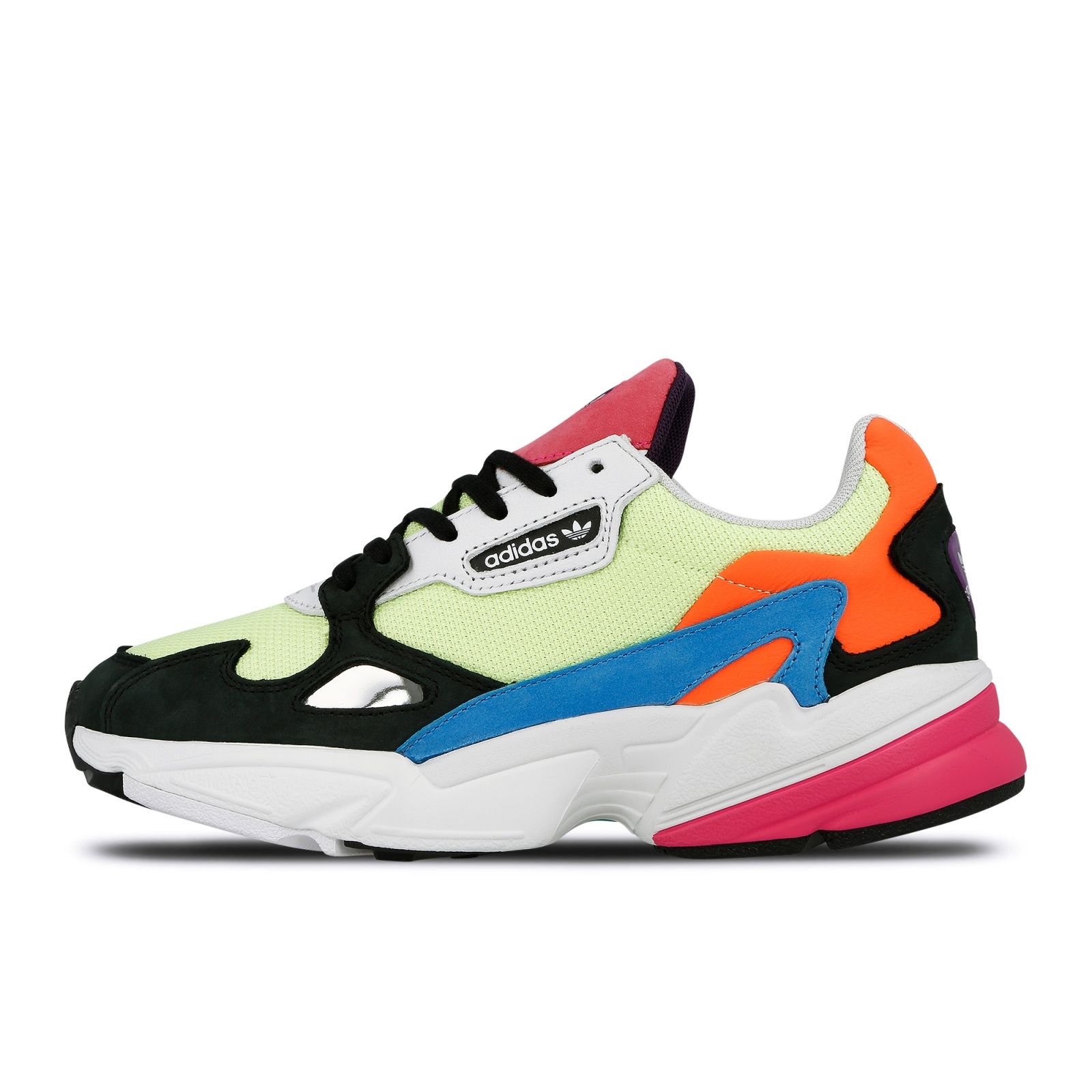 Adidas Falcon Multicolored, разноцветные, нейлон, замша, женские
