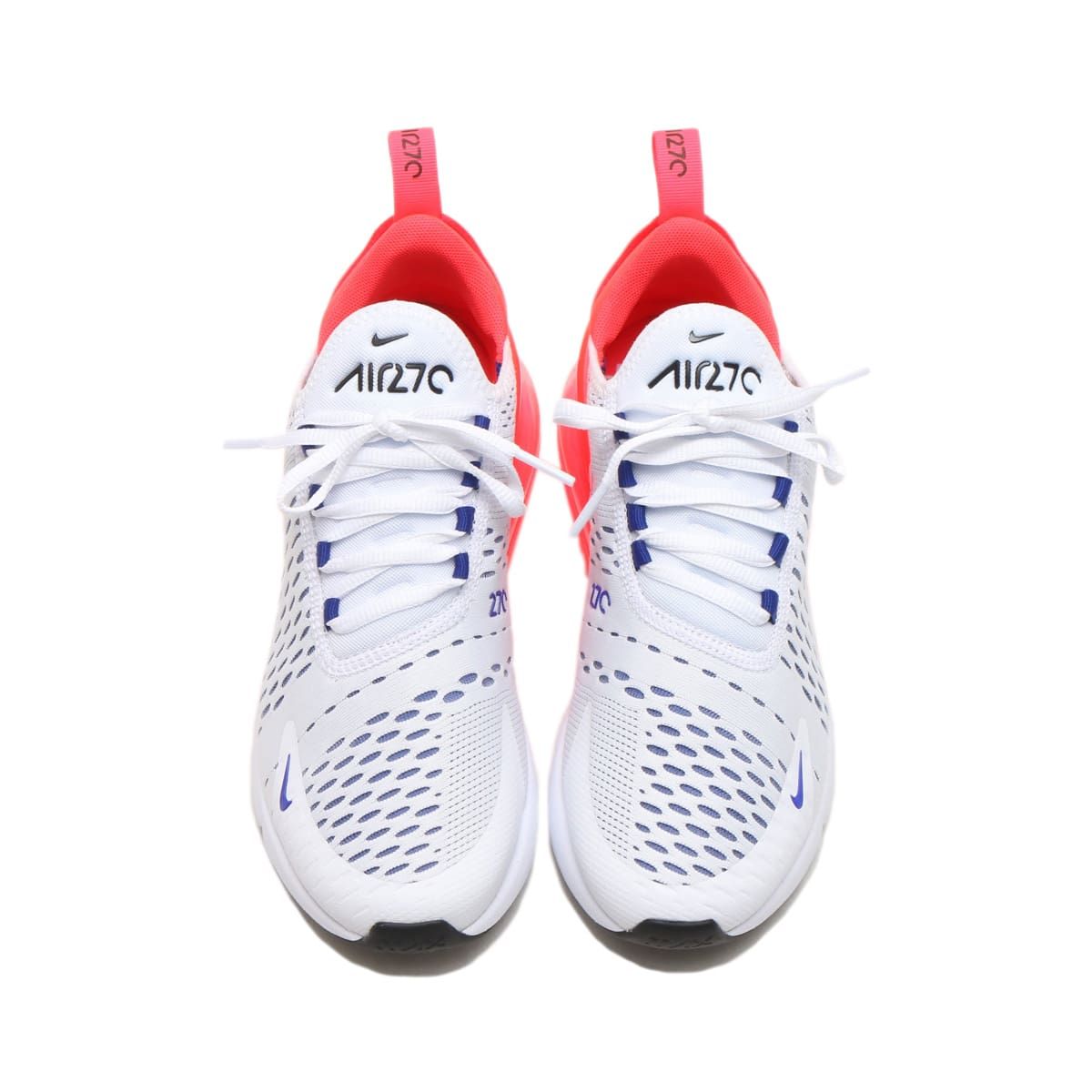 Nike Air Max 270, белый, красный, нейлон, женские