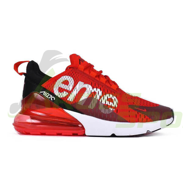  Nike Air Max 270 x Supreme Red