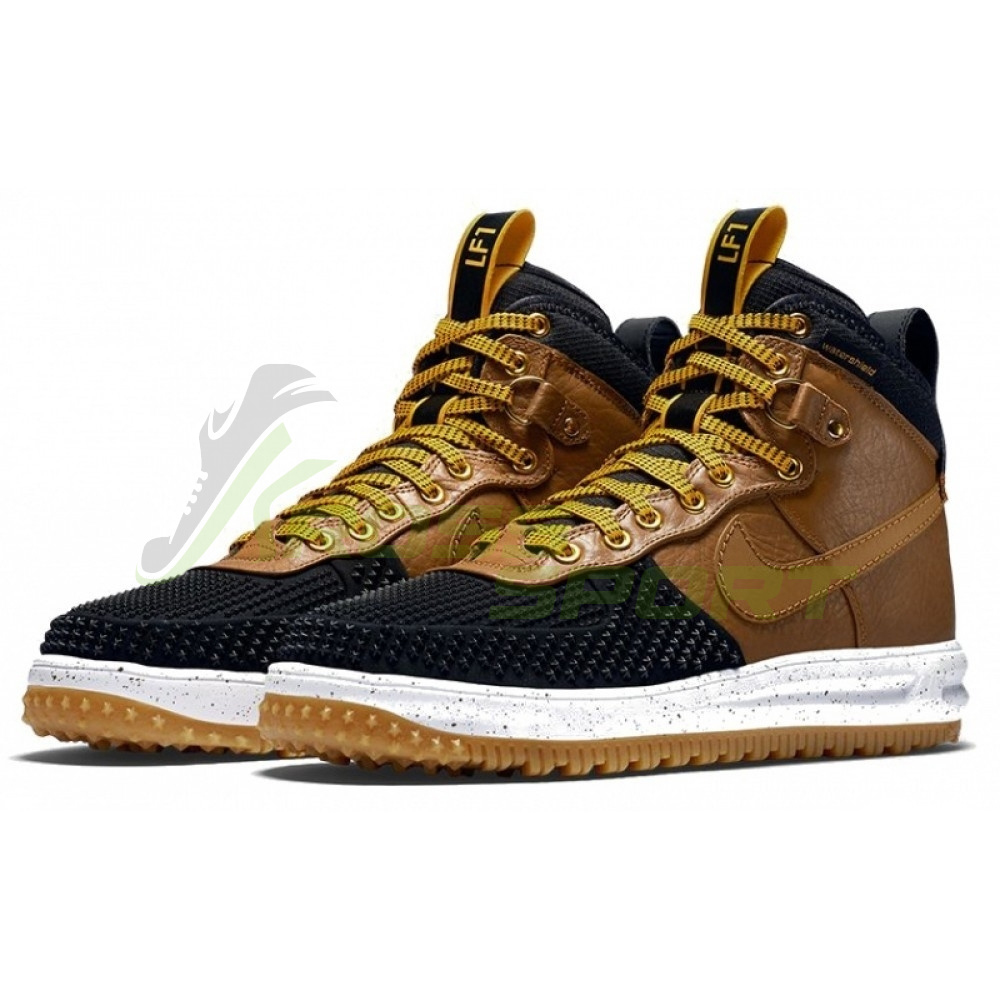  Nike Lunar Force 1 Duckboot Black Wood/White