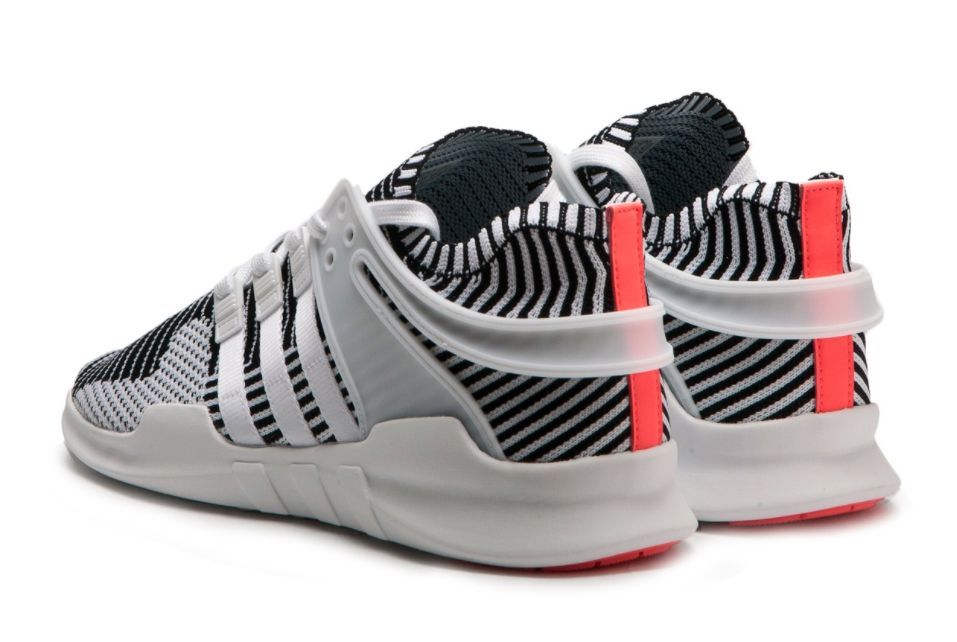 Adidas EQT Support "ADV Primeknit" серые-зебра (39-43)